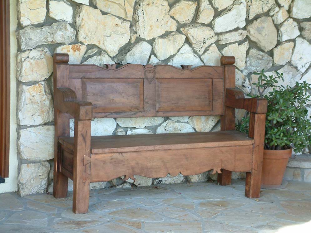 Solid Wood Bench