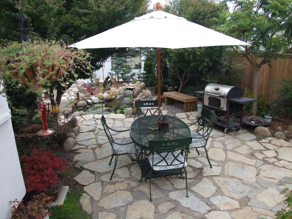 Umbrella Shaded Patio