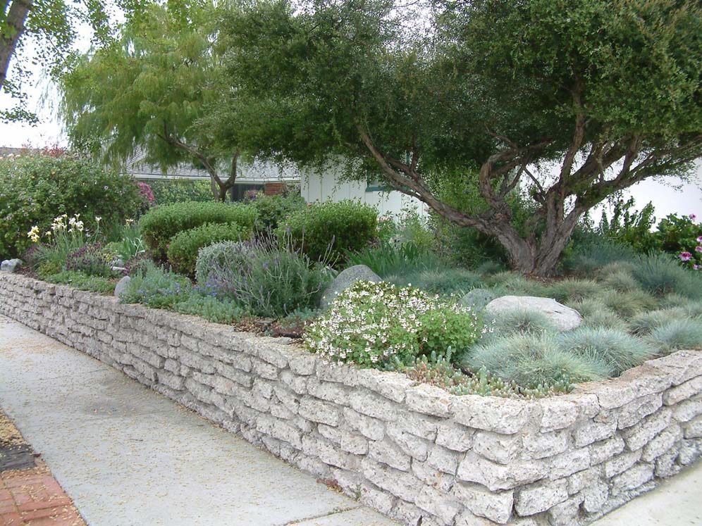 White Stone Stacked Wall