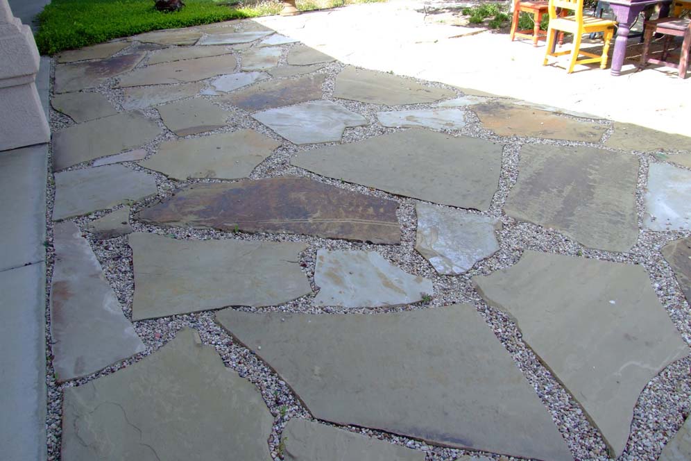 Paver Islands and Gravel