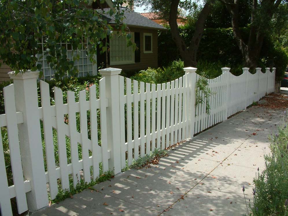 Beautiful White Picket Fence